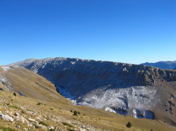 Serra Pedregosa al fons, ja de tornada