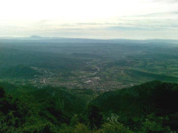 Berga i el Baix Berguedà des de Sant Salvador