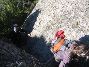 Esglaons després de l'escala