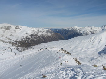 Cresta abans d'arribar al cim