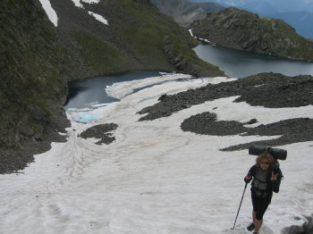 Flanqueig sobre la neu