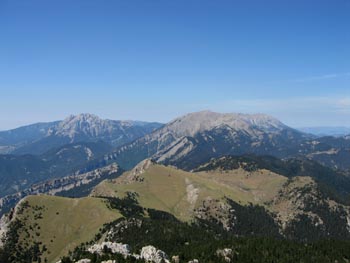 Pedraforca i Cadí des del Penyes Altes