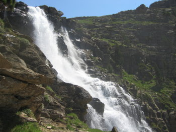 Cap d'amunt de la cascada de Cotatuero