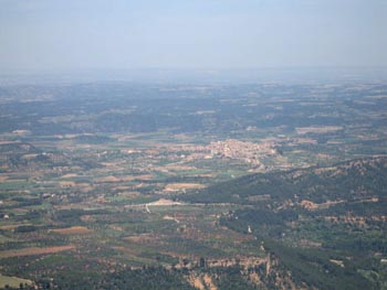 Horta de Sant Joan des del cim