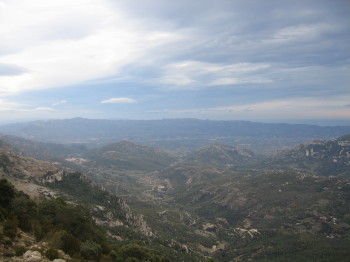 Vista cap al fons de la vall