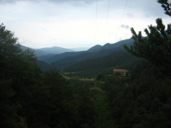 Ámplia panoràmica sota el Coll de Carreres