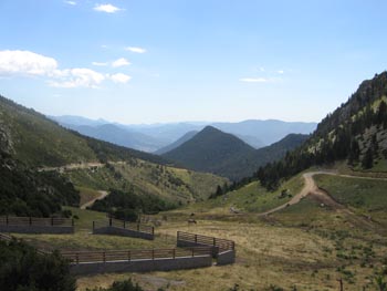 Visió des de la Collada de la Jaça